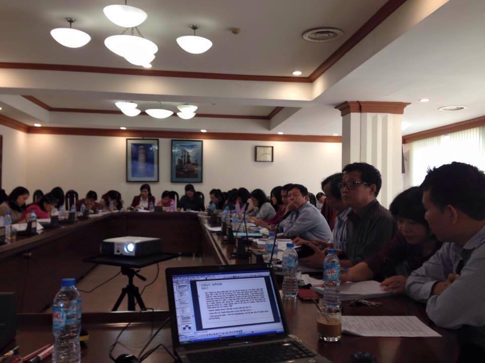 Khóa tập huấn về xây dựng Thang, bảng lương và quy chế trả lương tại Công ty CP xây dựng công nghiệp Việt Nam